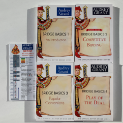 Audrey Grant Bridge Basics Bundle: Basics 1, 2, 3, 4 and Bridge At A Glance